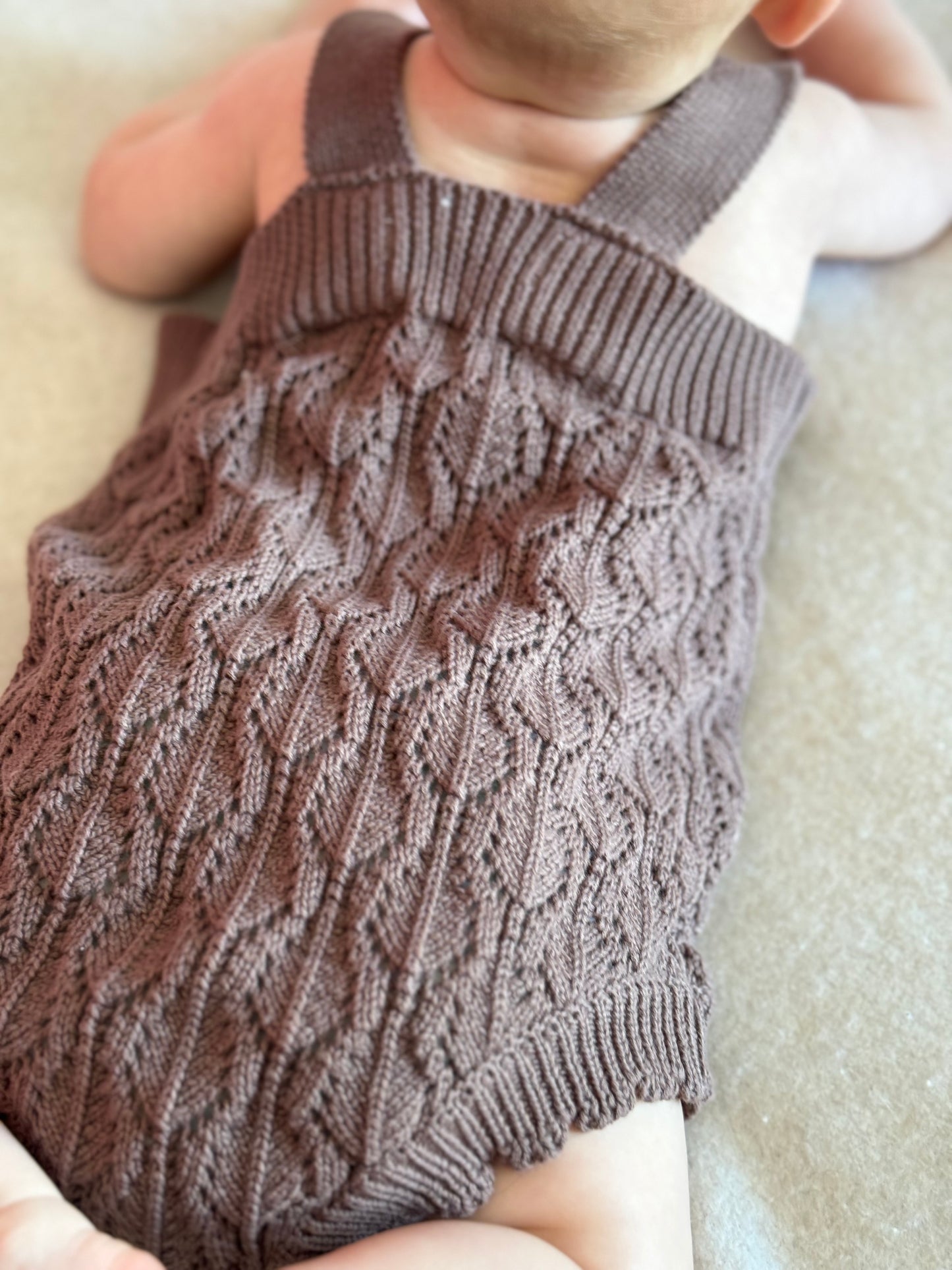 Milka Knit Romper - Chocolate